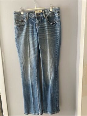 American Rag Cie Y2K Jeans Womens Size 5 28 Blue Denim Bootcut Low Rise Casual